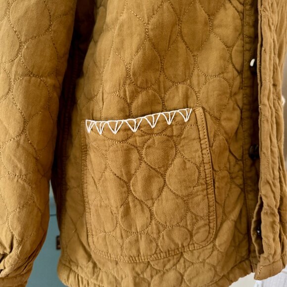 Seventy + Mochi Frida Sherpa Collar Quilted Jacket - Size Small NWT - Picture 10 of 15
